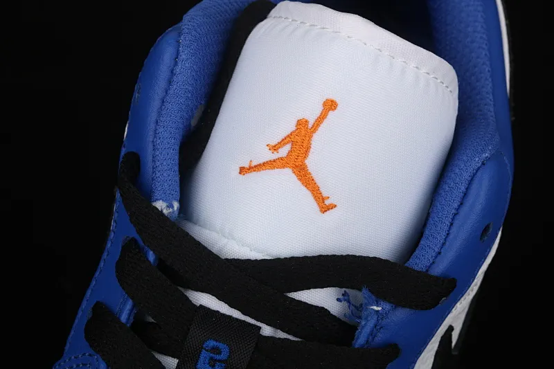 All categories Air Jordan Jordan series basketball shoes Air Jordan 1 Low new version Air Jordan 1 Low AJ1 Joe 1 white and blue top layer low-top cultural and leisure sports sneakers 553558-401